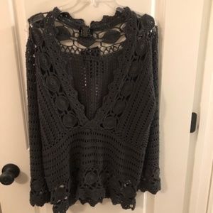 Pure Handknit Sweater Sz M/L